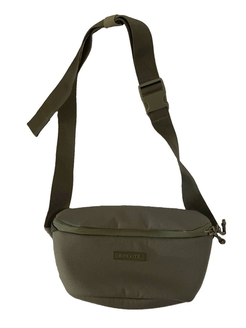 Brevite Olive Green Belt Bag / Fanny Pack / Waist Bag with Adjustable Strap